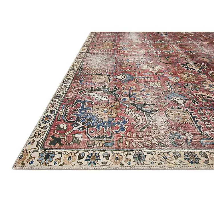 Kirklands Home Chris Loves Julia x Loloi Jules Merlot Rug, 2x9 Online