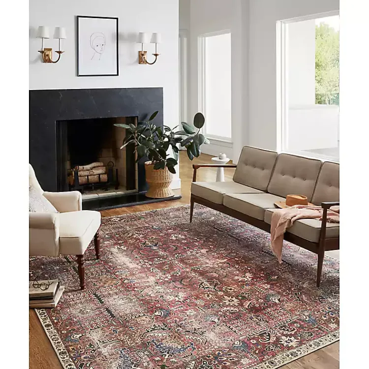 Kirklands Home Chris Loves Julia x Loloi Jules Merlot Rug, 3x5 Best