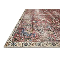 Kirklands Home Chris Loves Julia x Loloi Jules Merlot Rug, 7x9 Best