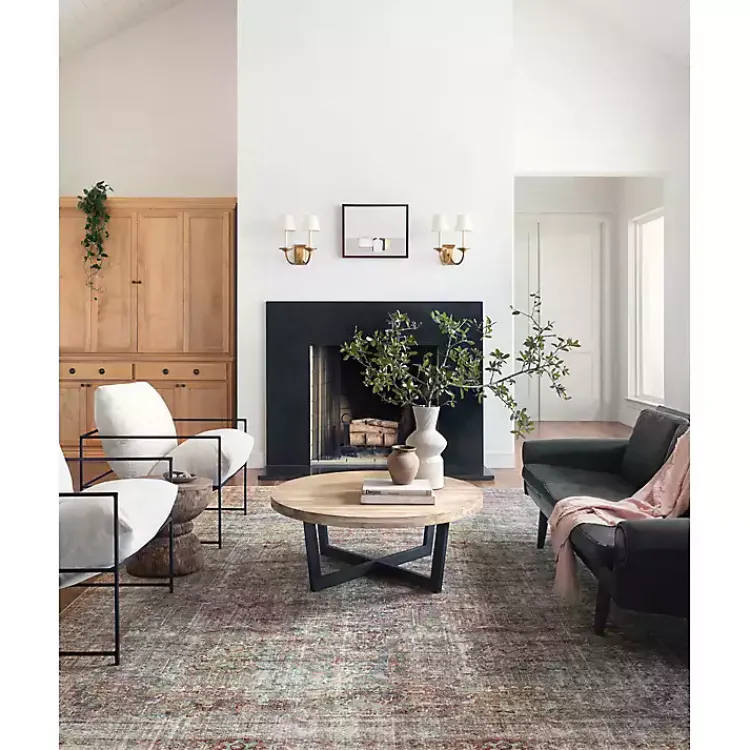 Kirklands Home Chris Loves Julia x Loloi Jules Lagoon Rug, 5x7 Multi Clearance