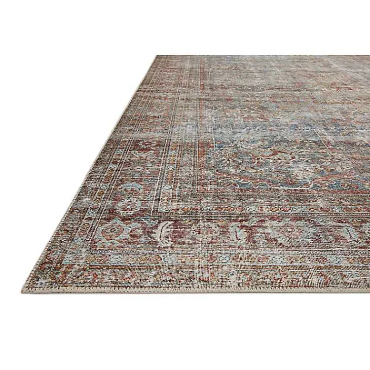 Kirklands Home Chris Loves Julia x Loloi Jules Lagoon Rug, 5x7 Multi Clearance