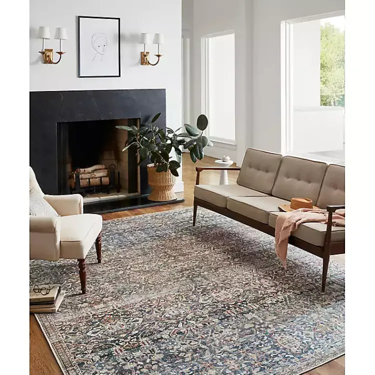 Kirklands Home Chris Loves Julia x Loloi Jules Dark Blue Rug, 2x3 Best