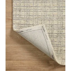 Kirklands Home Chris Loves Julia x Loloi Polly Tan Grid Rug, 2x9 New