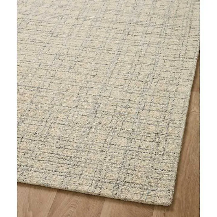 Kirklands Home Chris Loves Julia x Loloi Polly Tan Grid Rug, 2x9 New