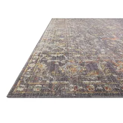Kirklands Home Chris Loves Julia x Loloi Rosemarie Coal Rug, 6x9 New