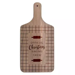 Christmas Dining & Entertaining>Kirklands Home Christmas Baking Crew Cutting Board Brown