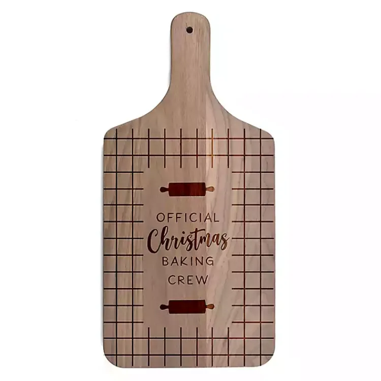 Christmas Dining & Entertaining>Kirklands Home Christmas Baking Crew Cutting Board Brown