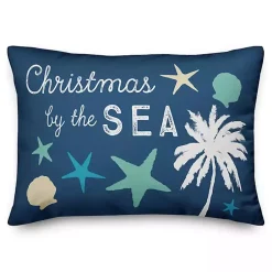 Christmas Pillows>Kirklands Home Christmas by the Sea Accent Pillow
