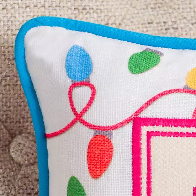 Pillows>Kirklands Home Christmas Calories Don't Count Needlepoint Pillow