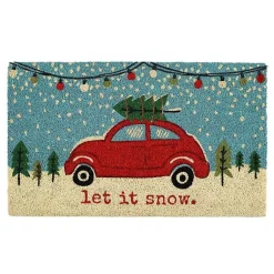 Outdoor Christmas Decorations>Kirklands Home Christmas Car Doormat Multi