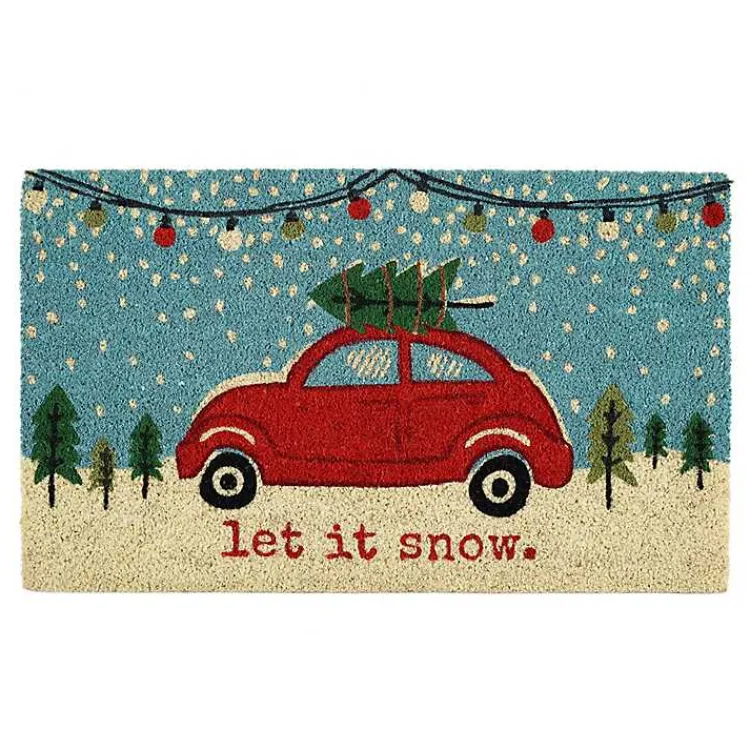 Outdoor Christmas Decorations>Kirklands Home Christmas Car Doormat Multi