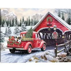 Christmas Art & Wall Decor>Kirklands Home Christmas Delivery Canvas Art Print