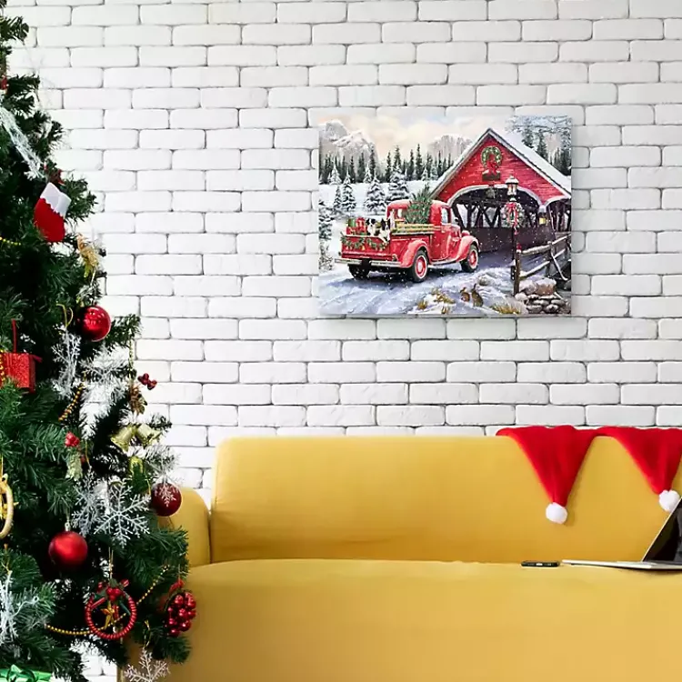 Christmas Art & Wall Decor>Kirklands Home Christmas Delivery Canvas Art Print