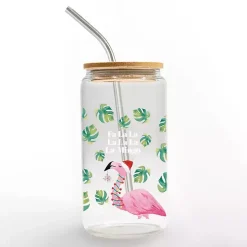Christmas Dining & Entertaining>Kirklands Home Christmas Fa La La La-Mingo Glass Tumbler