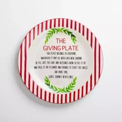 Christmas Dining & Entertaining>Kirklands Home Christmas Giving Plate