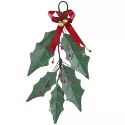Christmas Art & Wall Decor>Kirklands Home Christmas Holly Swag Iron Wall Decoration