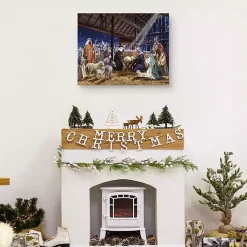 Christmas Art & Wall Decor>Kirklands Home Christmas Nativity Canvas Art Print