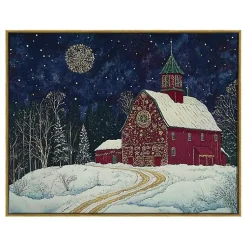 Christmas Art & Wall Decor>Kirklands Home Christmas on the Homestead Canvas Art Print