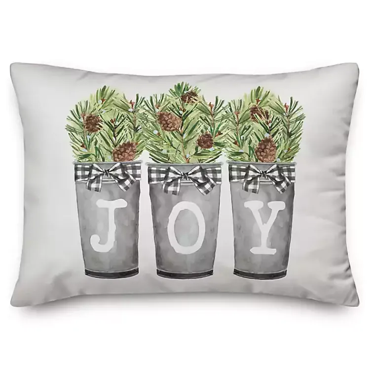 Christmas Pillows>Kirklands Home Christmas Planters Joy Pillow