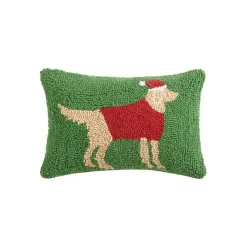 Christmas Pillows>Kirklands Home Christmas Retriever Pillow