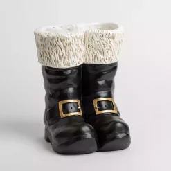 Christmas Decorations>Kirklands Home Christmas Santa Boots Tabletop Statue