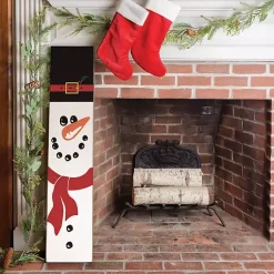 Outdoor Christmas Decorations>Kirklands Home Christmas Snowman Leaner Decoration