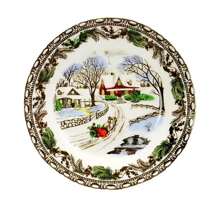 Christmas Dining & Entertaining>Kirklands Home Christmas Toile 16-pc. Dinnerware Set