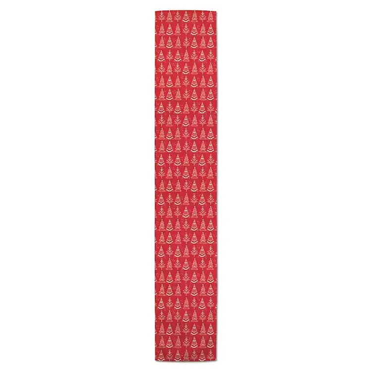 Christmas Dining & Entertaining>Kirklands Home Christmas Tree Doodle Table Runner