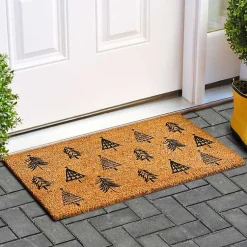 Kirklands Home Christmas Tree Farm Coir Doormat Clearance