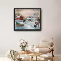 Christmas Art & Wall Decor>Kirklands Home Christmas Tree Farm Framed Art Print, 32x26 in.