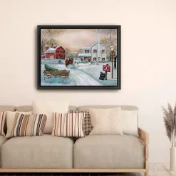 Christmas Art & Wall Decor>Kirklands Home Christmas Tree Farm Framed Art Print, 42x32 in.