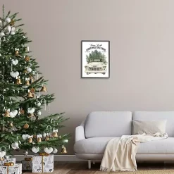 Christmas Art & Wall Decor>Kirklands Home Christmas Tree Farm Truck Wall Plaque