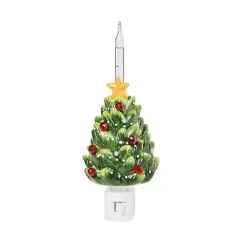 Christmas Decorations>Kirklands Home Christmas Tree Nightlight Green