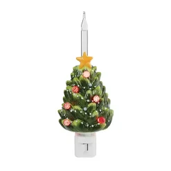 Christmas Decorations>Kirklands Home Christmas Tree Nightlight Green