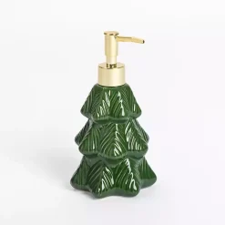 Kirklands Home Christmas Tree Soap Dispenser Green Outlet
