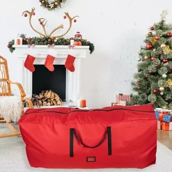 Seasonal Storage>Kirklands Home Christmas Tree Storage Bag, 65 in. Red