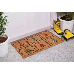 Outdoor Christmas Decorations>Kirklands Home Christmas Tree Whimsy Doormat