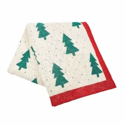 Blankets & Throws>Kirklands Home Christmas Trees Dotted Throw