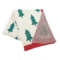 Blankets & Throws>Kirklands Home Christmas Trees Dotted Throw