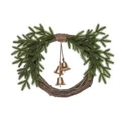 Christmas Wreaths>Kirklands Home Christmas Wreath with Gold Bells