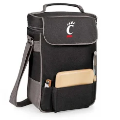 Kirklands Home Cincinnati Bearcats Wine & Cheese Tote Black New