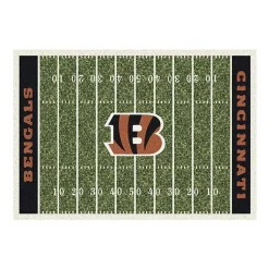 Kirklands Home Cincinnati Bengals Home Field Area Rug, 6x8 Clearance