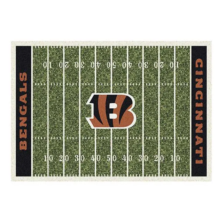 Kirklands Home Cincinnati Bengals Home Field Area Rug, 6x8 Clearance