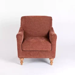 Kirklands Home Cinnamon English Armchair Red Sale