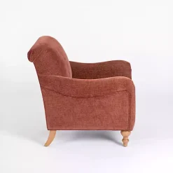 Kirklands Home Cinnamon English Armchair Red Sale