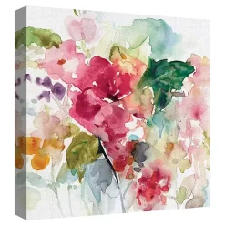 Kirklands Home Citrus Floral Punch Canvas Art Print Multi Hot