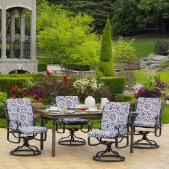 Kirklands Home Clark Luxe Outdoor Dining Chair Cushion Best