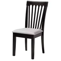 Kirklands Home Classic Black Round Wood 5-pc. Dining Set Gray Discount