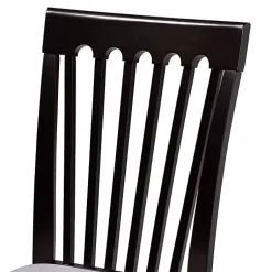 Kirklands Home Classic Black Round Wood 5-pc. Dining Set Gray Discount