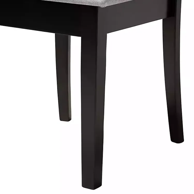 Kirklands Home Classic Black Round Wood 5-pc. Dining Set Gray Discount